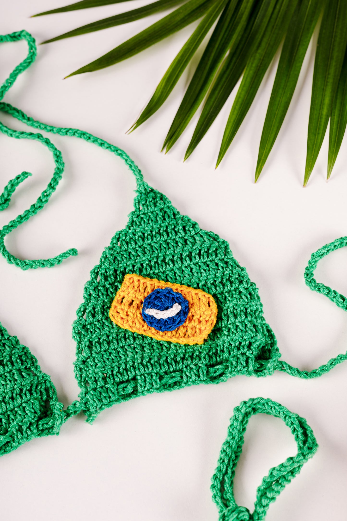 CONJUNTO BIQUÍNI COM SAIA BANDEIRA - COLEÇÃO BRASIL